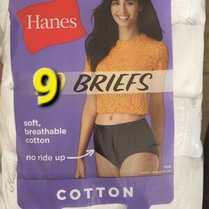 Hanes Womens Hi-Cut Briefs Size 12